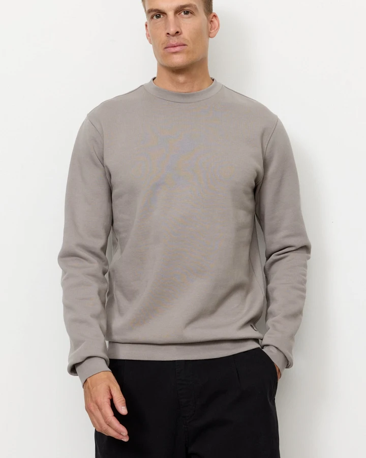 Recolution Herren vegan Sweatshirt Tamarillo Greige