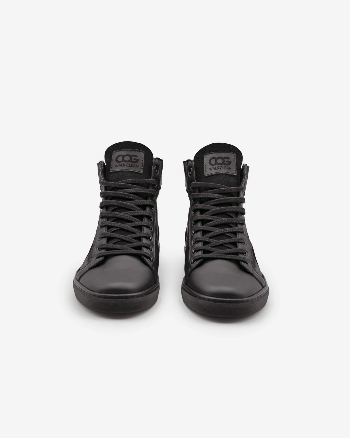 COG Herren vegan Sneaker Wallace Schwarz Zipper – Ansicht 2