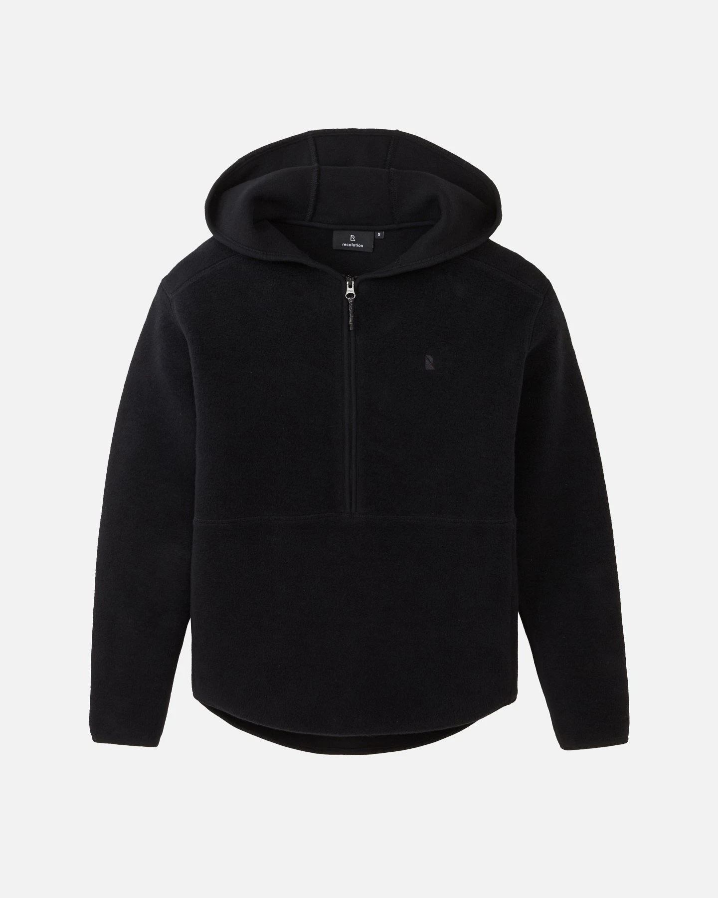 Hoodie Fleece Forsthia Schwarz – Ansicht 6
