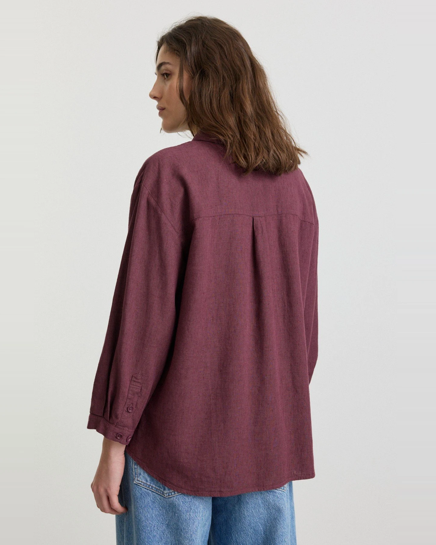 Bluse Cypress Weinrot – Ansicht 5