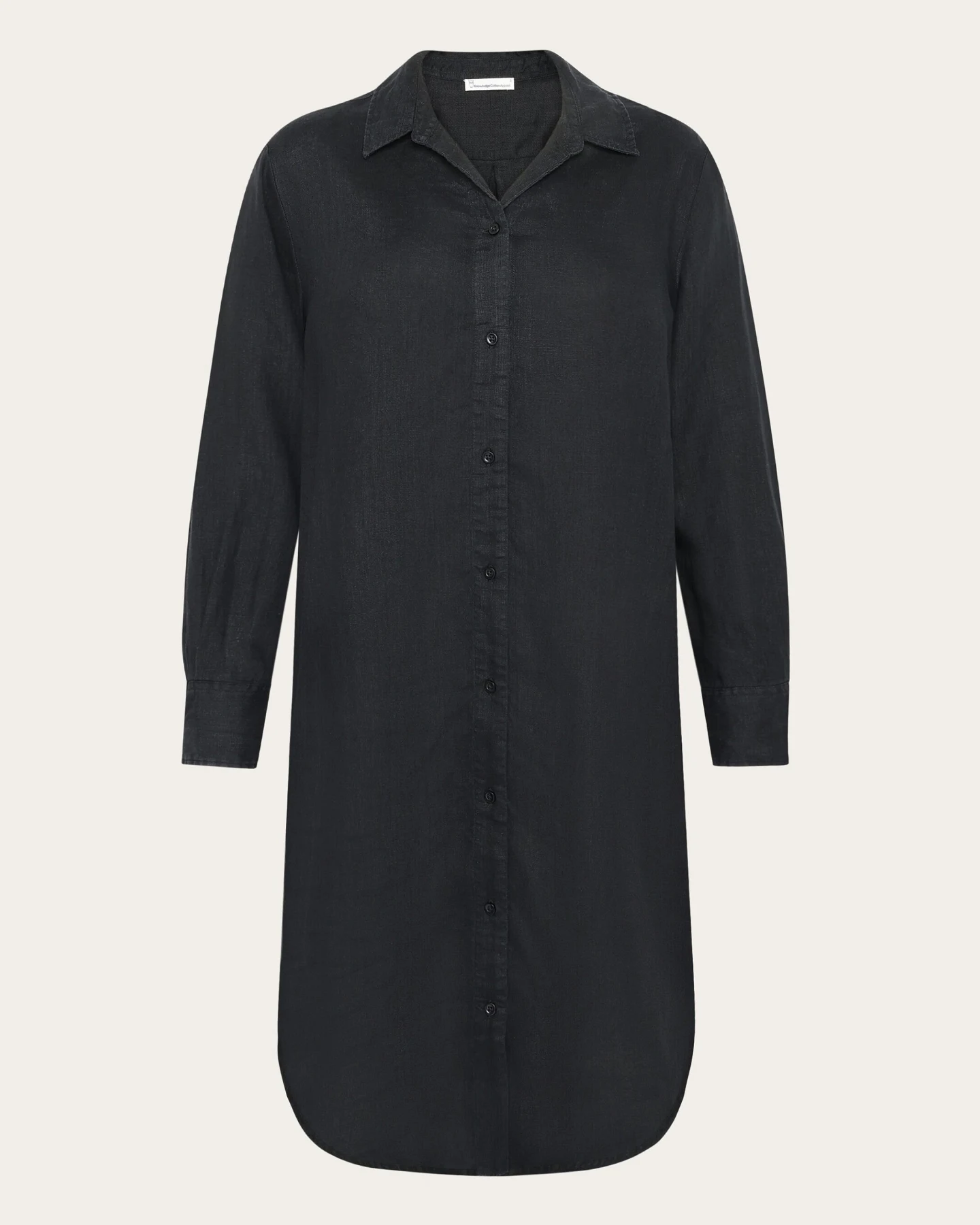 KnowledgeCotton Apparel Damen vegan Kleid Classic Black Jet – Ansicht 2
