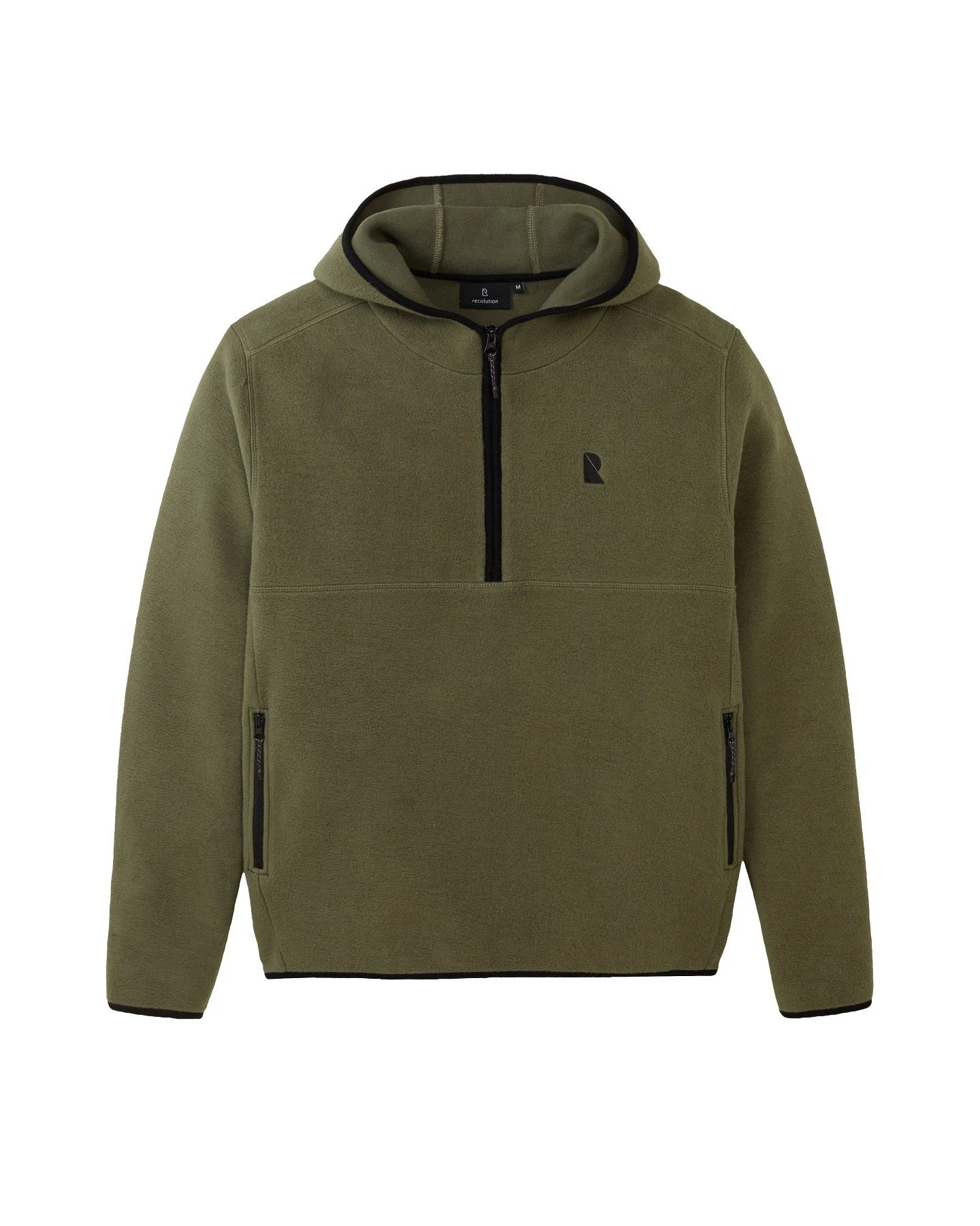 Hoodie Fleece Caimito Grün – Ansicht 5