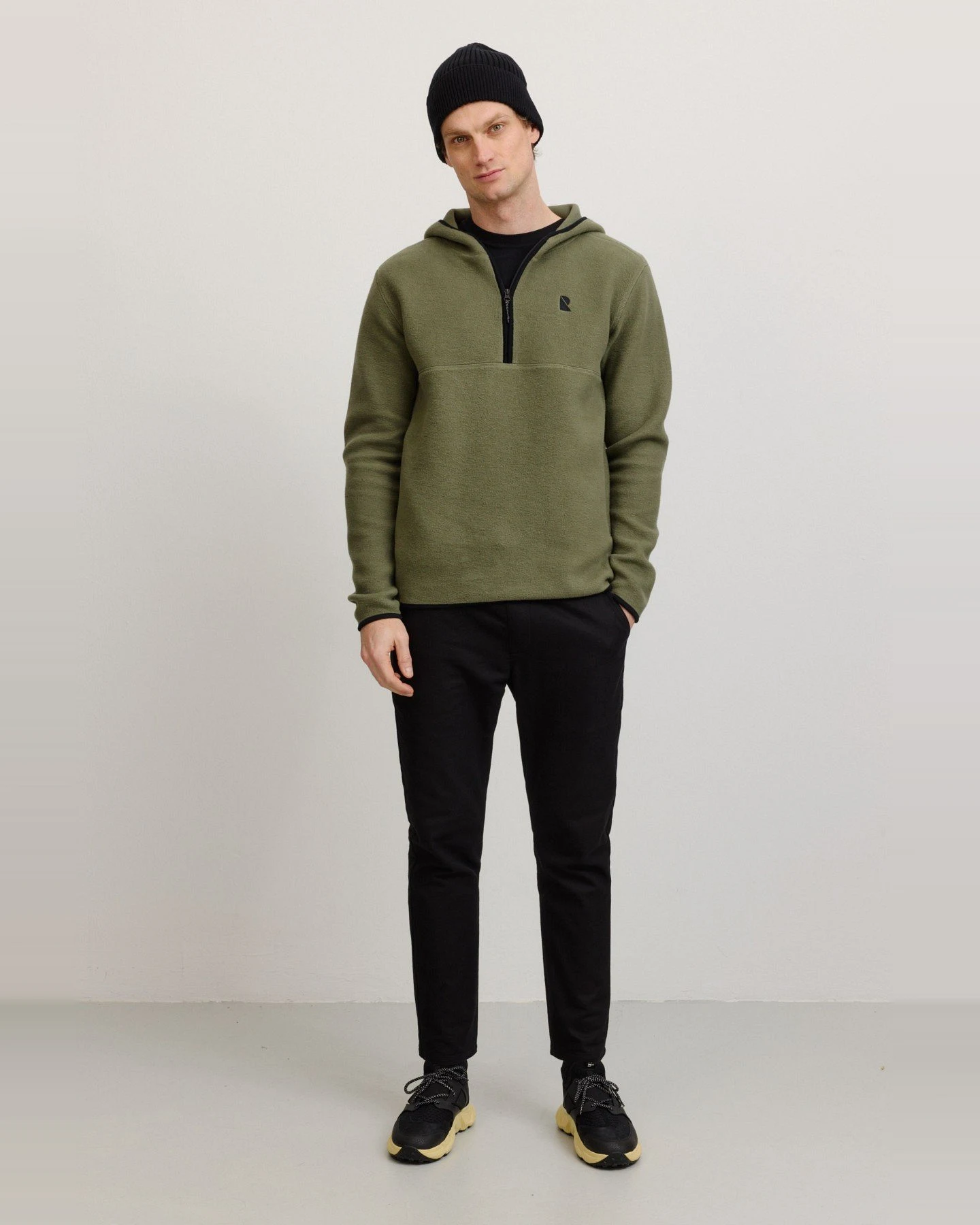 Hoodie Fleece Caimito Grün – Ansicht 6