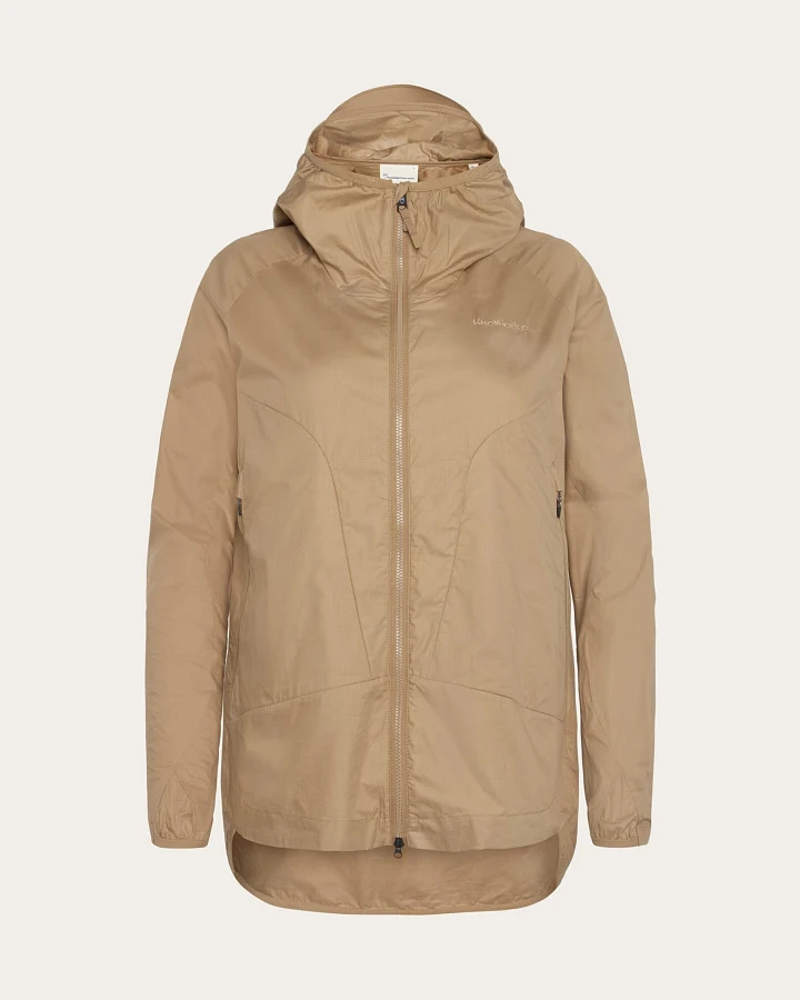 KnowledgeCotton Apparel Damen vegan Jacke Damen Vent Ripstop 90 Tuffet Braun