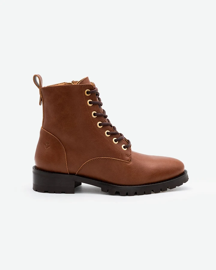 COG Damen vegan Stiefel Damen Athéna Braun