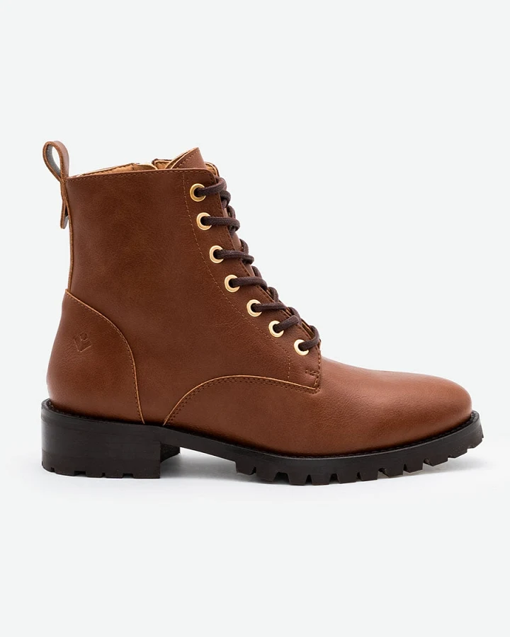 COG Damen vegan Stiefel Damen Athéna Braun