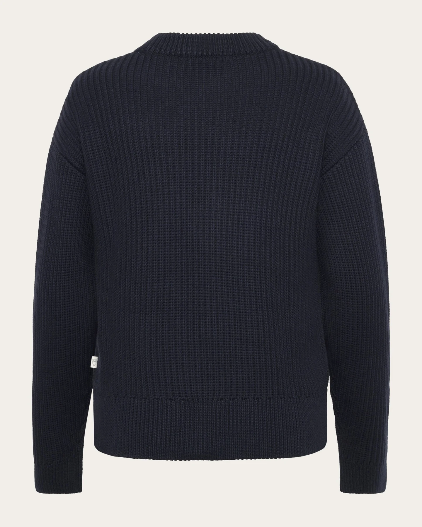KnowledgeCotton Apparel Damen vegan Pullover Damen Rundhalsausschnitt Night Sky Navy – Ansicht 2