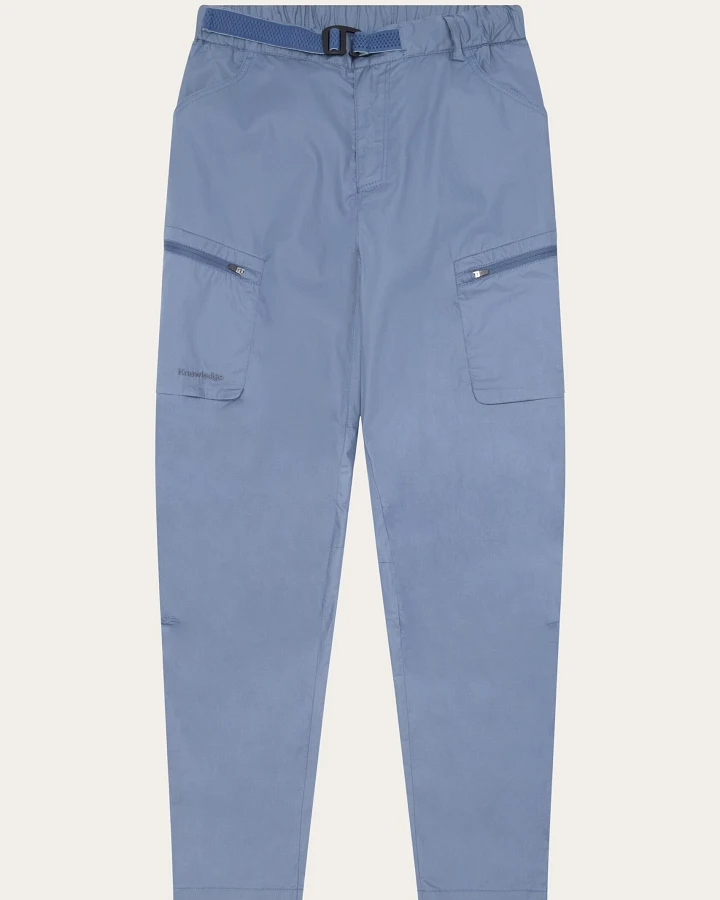 KnowledgeCotton Apparel Damen vegan Hose Vent Ripstop 90 Vintage Indigo