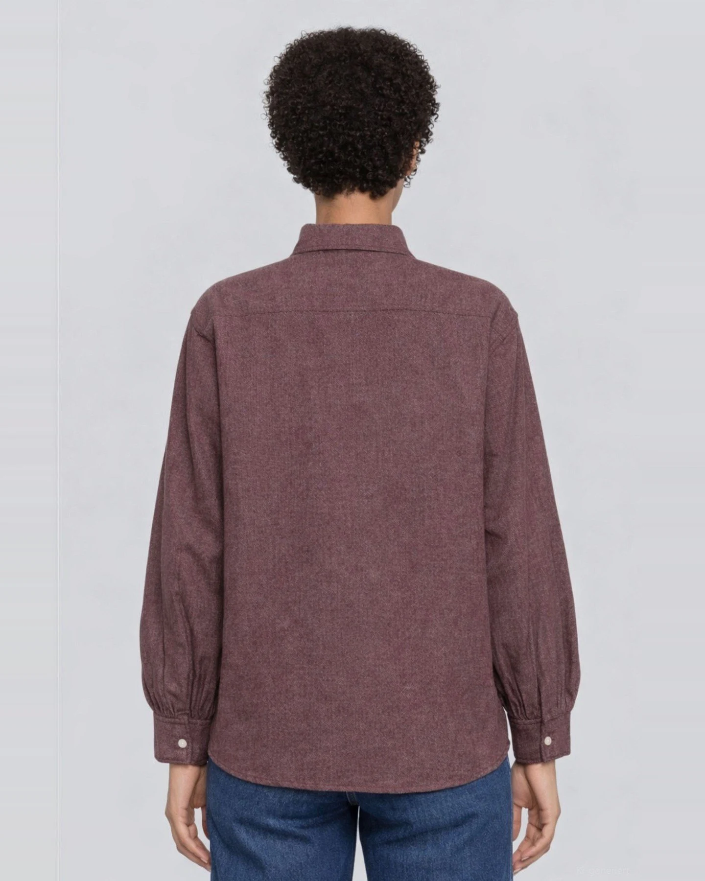 Bluse Flannel Rot – Ansicht 2