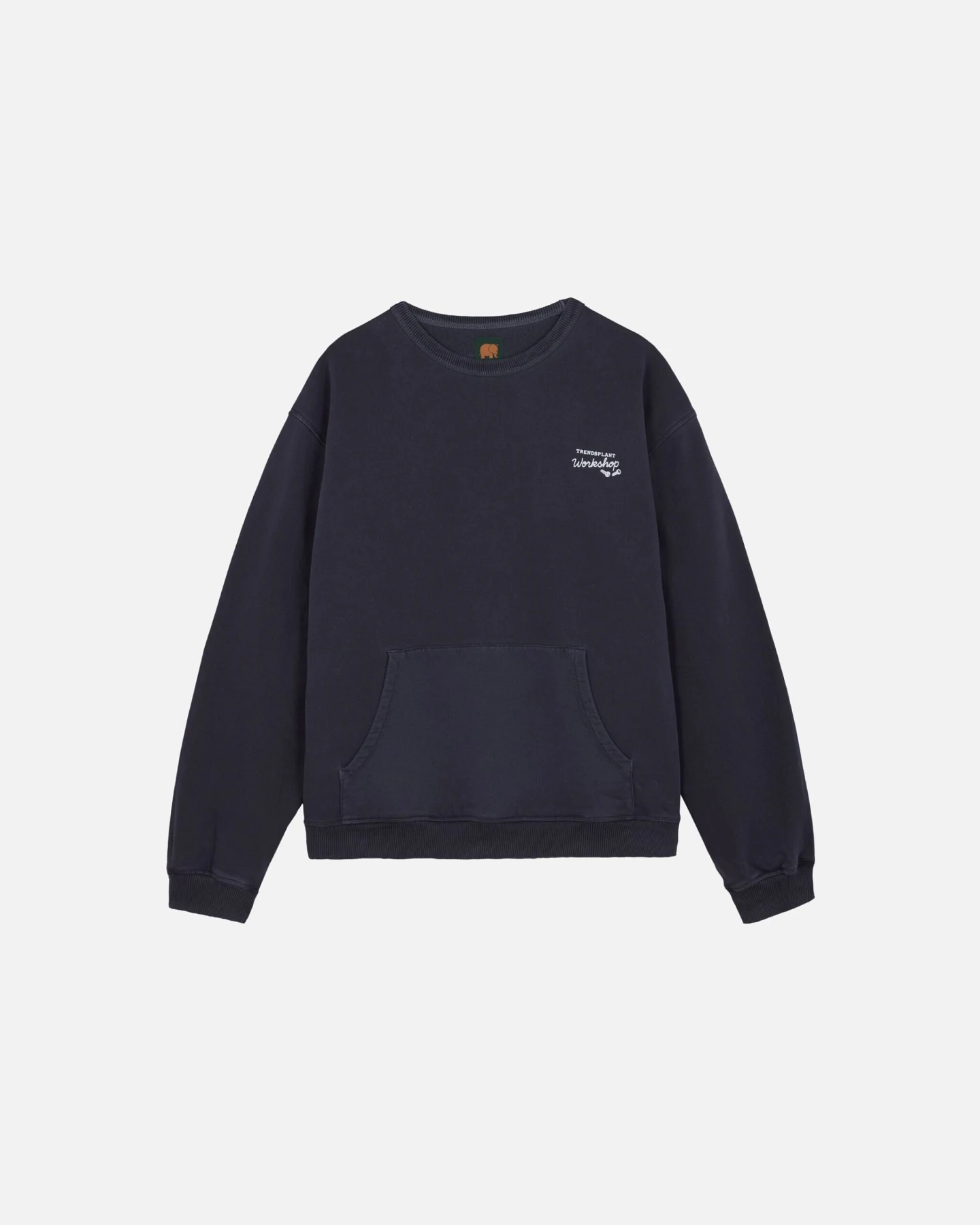 Trendsplant Herren vegan Pullover The Garage Baritone Blau – Ansicht 2