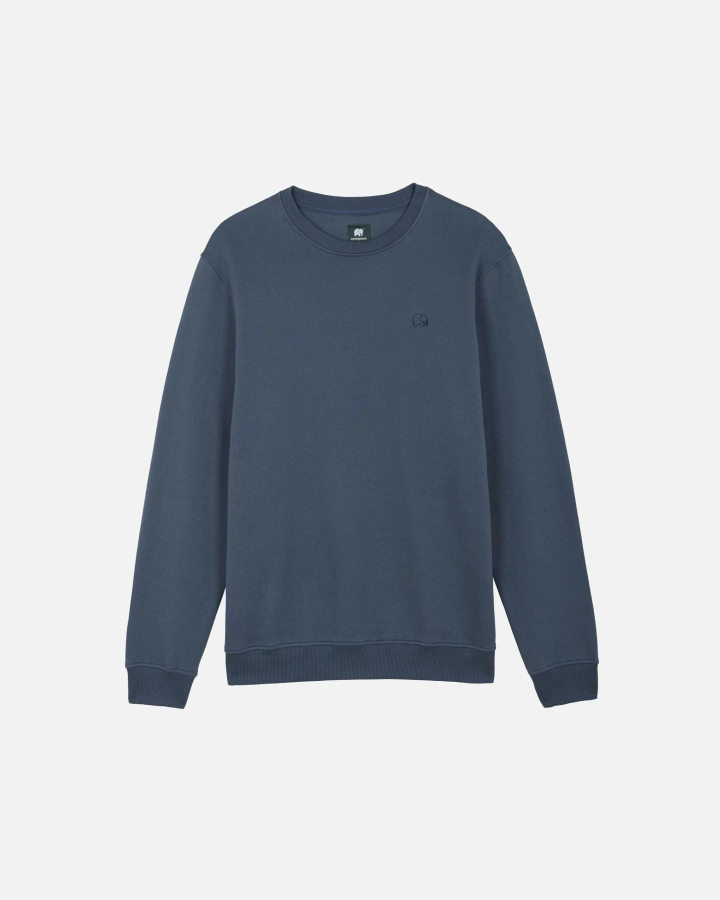 Trendsplant Herren vegan Sweatshirt Essential Deep Spruce Teal – Ansicht 2