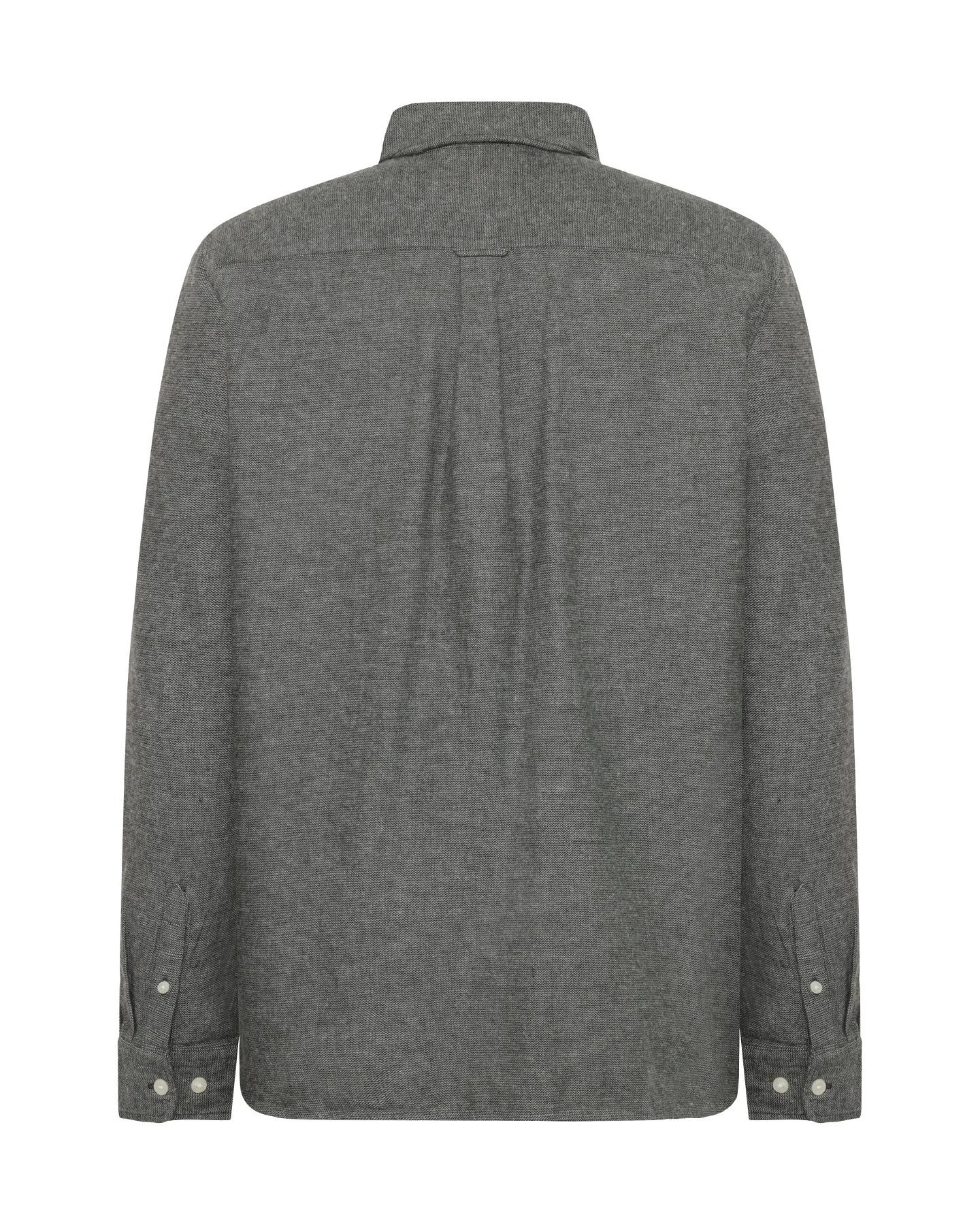 Hemd Fishbone Flannel Grün – Ansicht 4