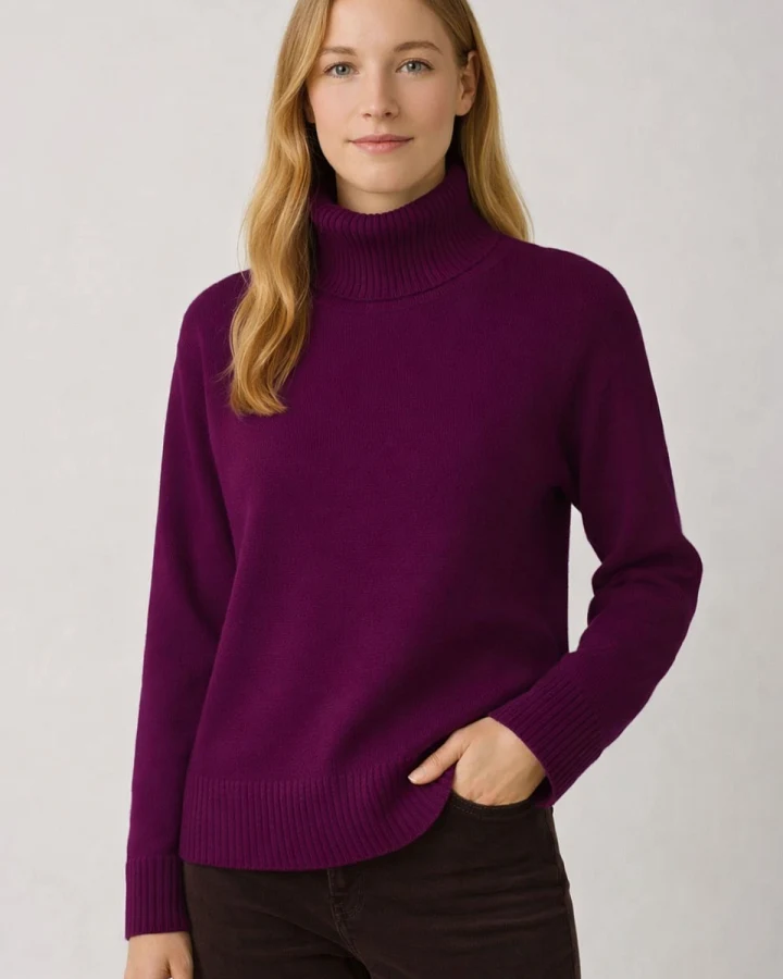 Strickpullover Crew Neck Rot