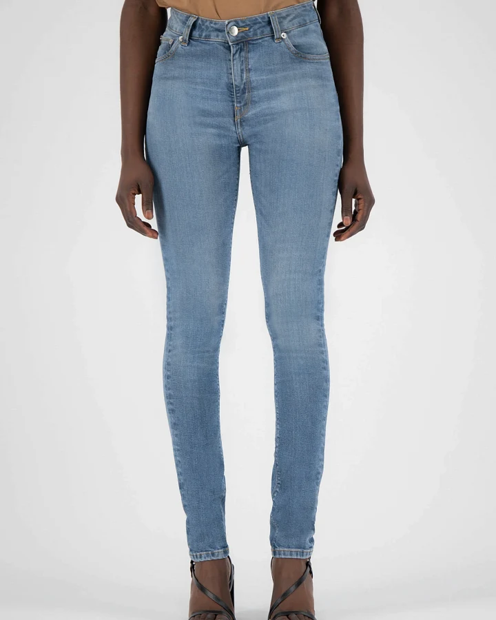 MUD Jeans Damen vegan Jeans Skinny Hazen Fan Stone