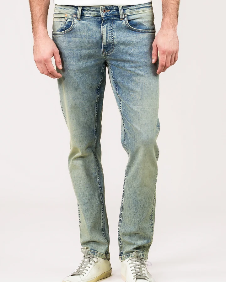 Kuyichi Herren vegan Jeans Straight Nick Golf Stream