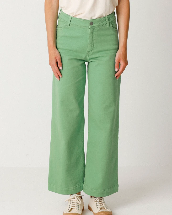 SKFK Damen vegan Hose Ane Green
