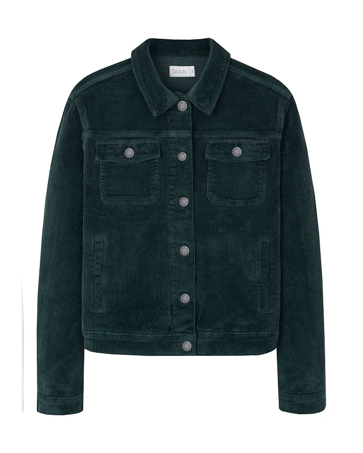 Jacke Callisto Cord Grün