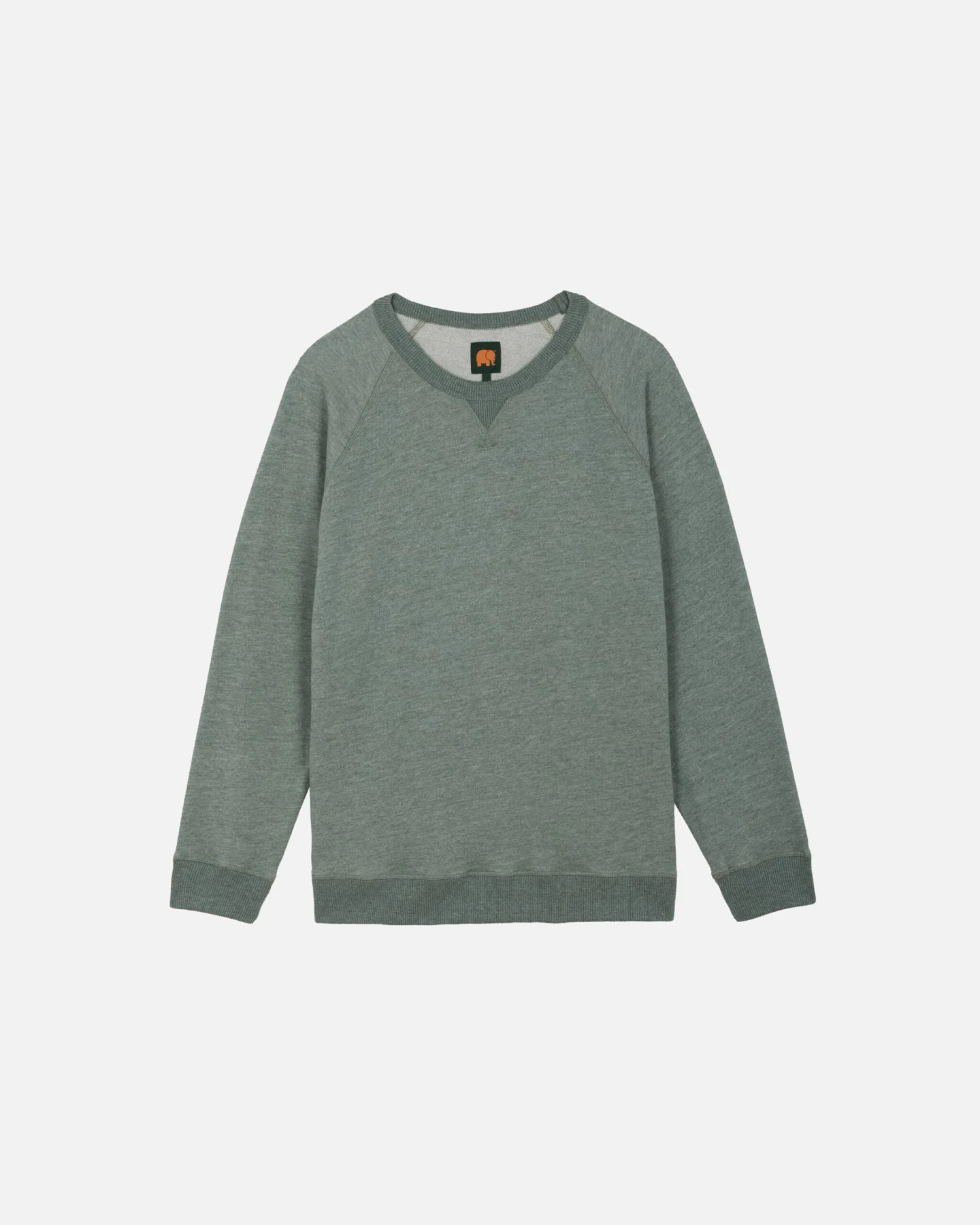 Trendsplant Herren vegan Pullover Essential Lightweight Salzig Grün – Ansicht 2