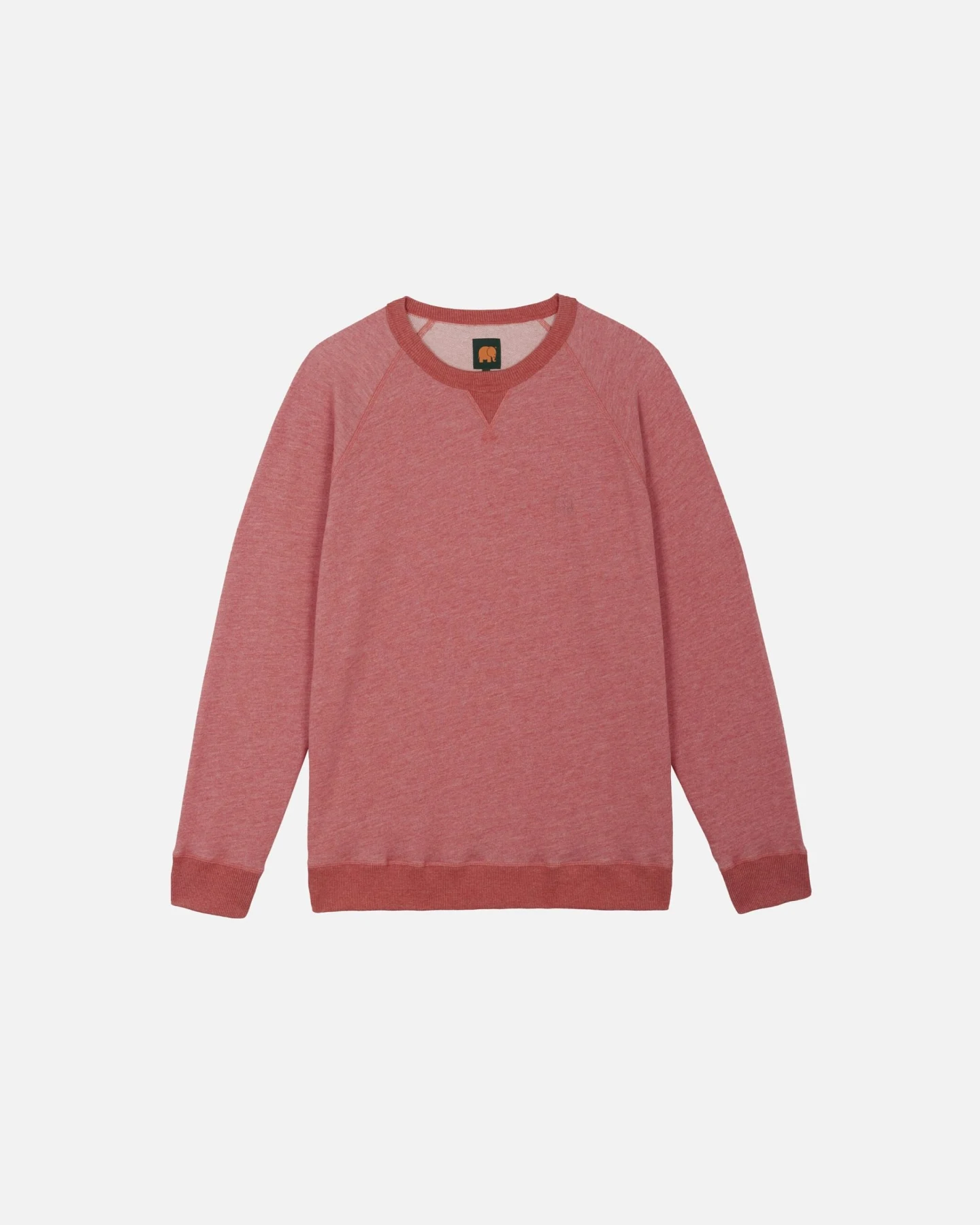Trendsplant Herren vegan Pullover Essential Lightweight Salziges Rot – Ansicht 2