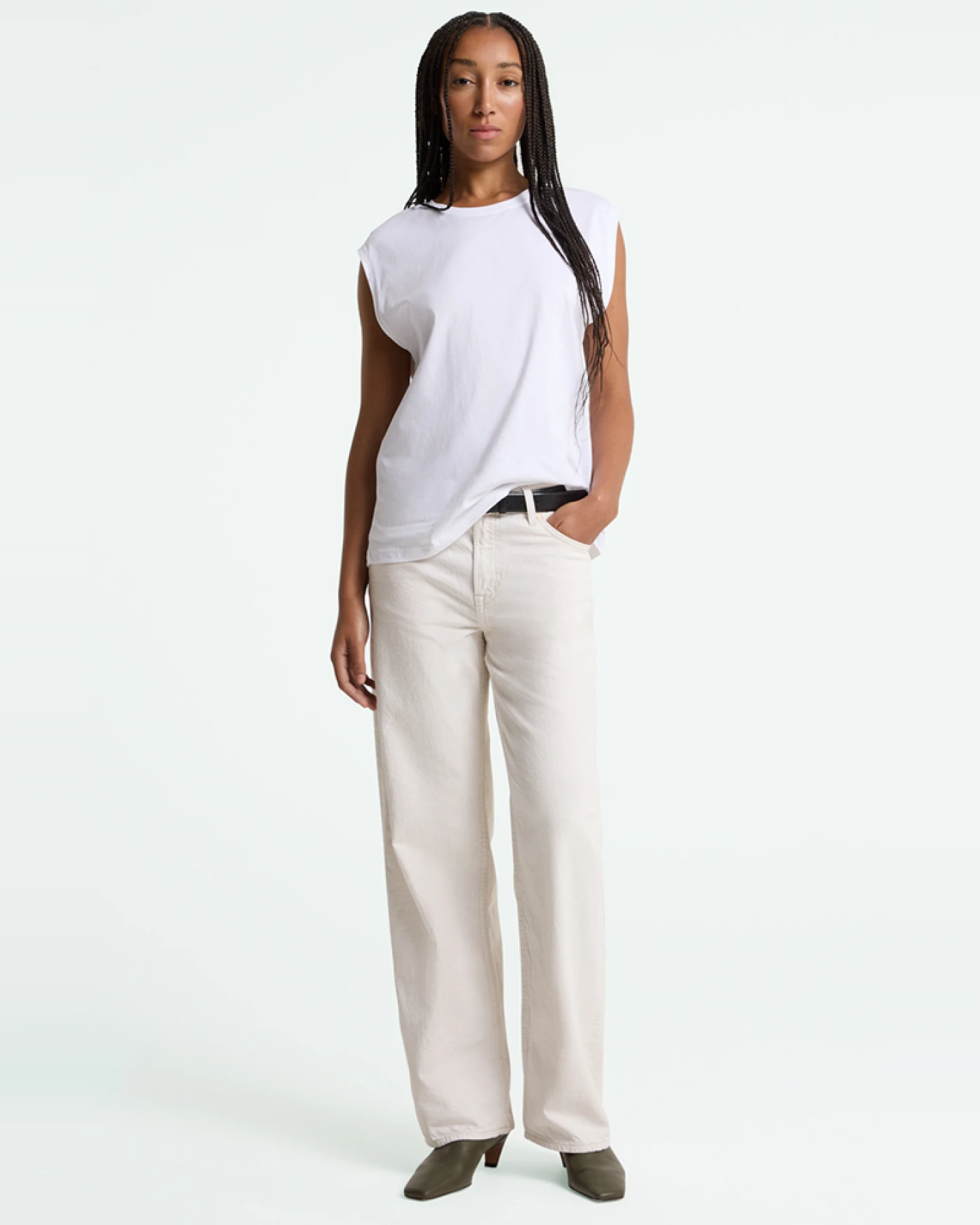 Kings of Indigo Damen vegan Jeans Joan Amsterdam Ungefärbt – Ansicht 2