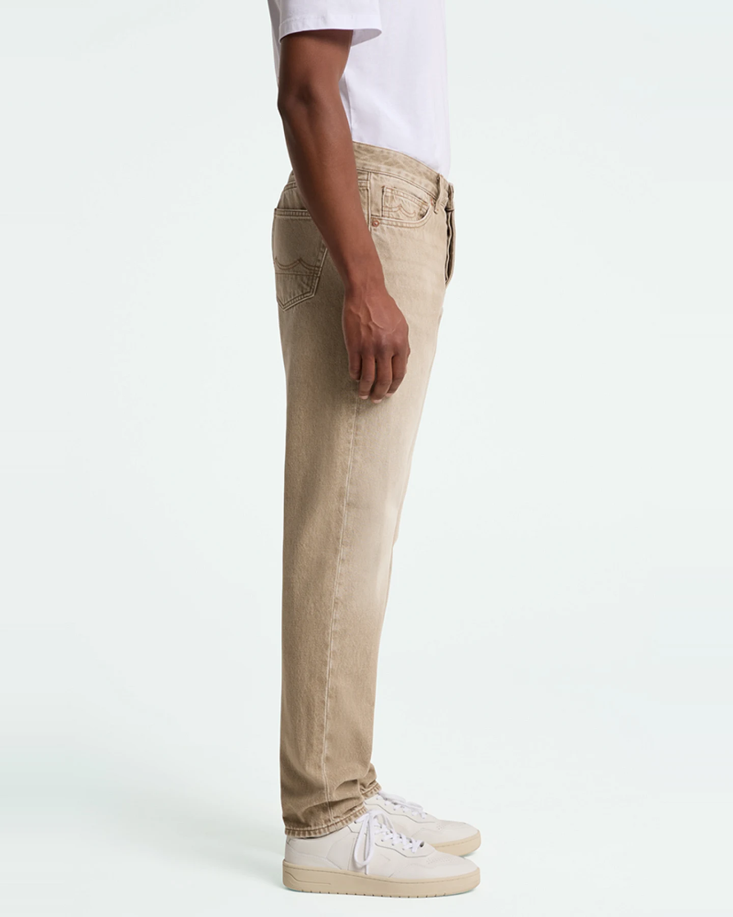 Kings of Indigo Herren vegan Jeans Sushan Retro Beige – Ansicht 2