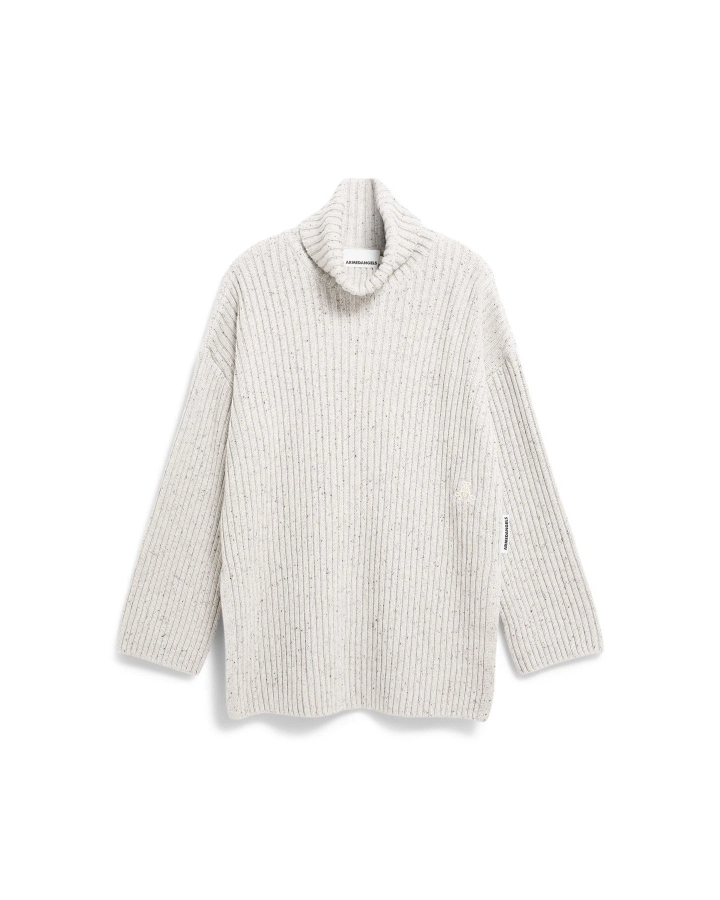 Strickpullover Sabiraa Wollmix Tweed Grau – Ansicht 4
