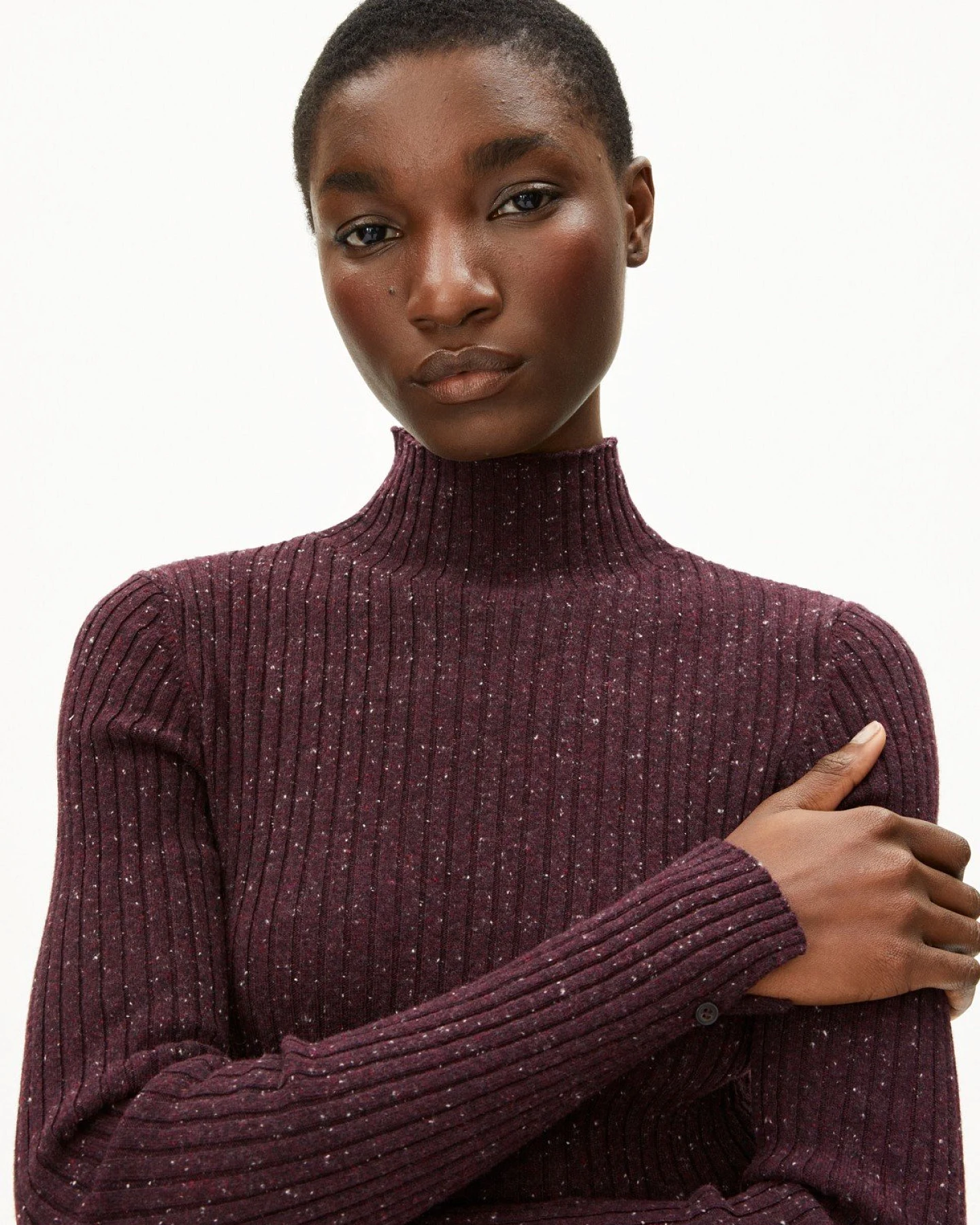 Pullover Alaania Tweed Wollmix – Ansicht 4