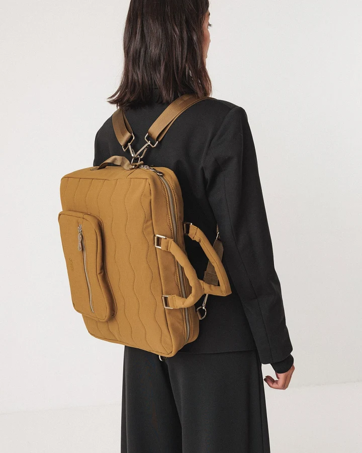 SKFK Damen vegan Tasche Cistella Multifunktion Braun