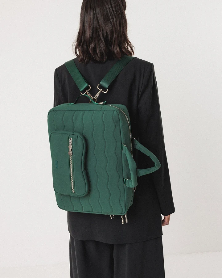 SKFK Damen vegan Tasche Cistella Multifunktion Grün