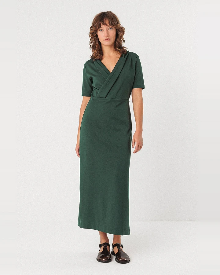 SKFK Damen vegan Kleid Mara Green