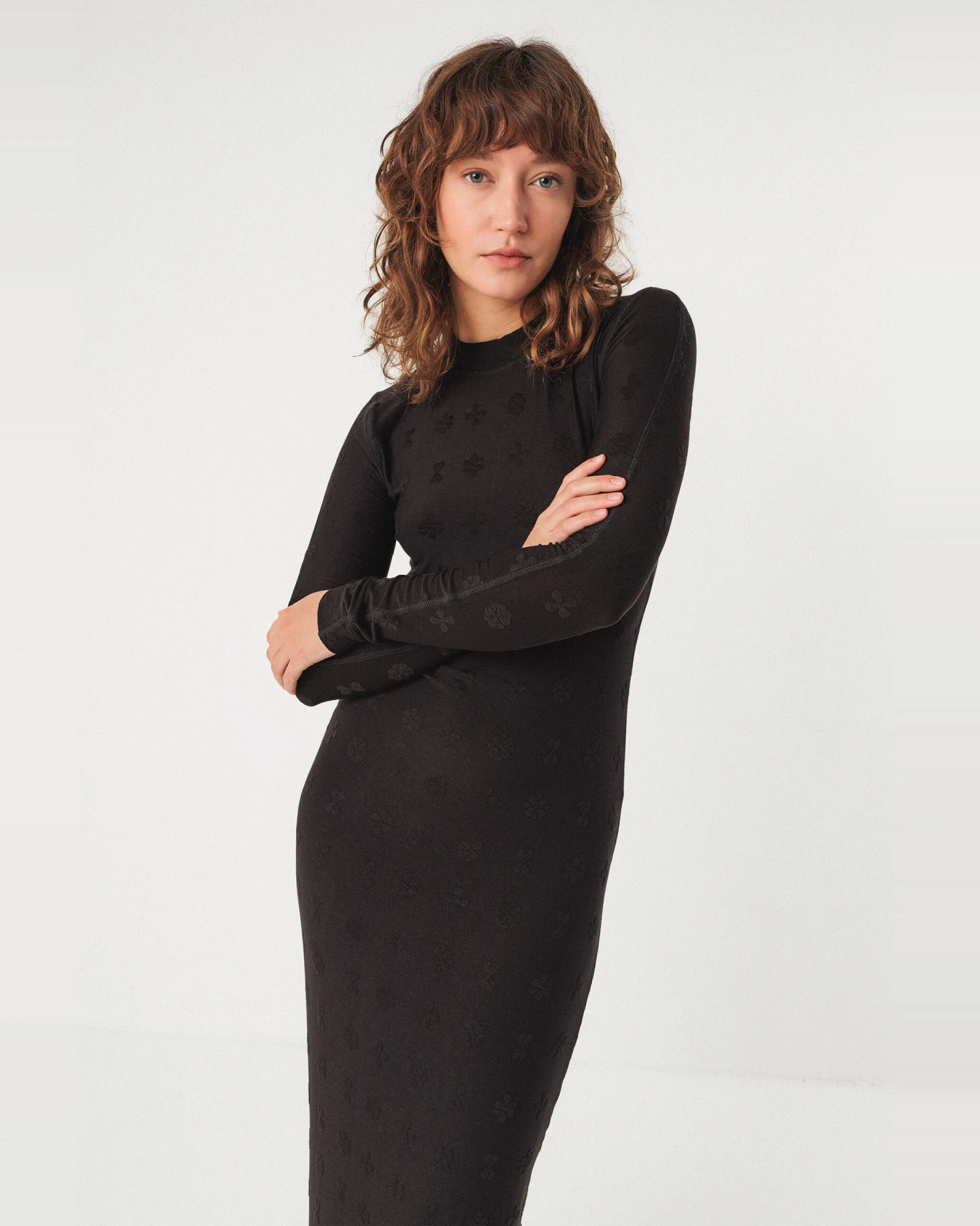 SKFK Damen vegan Kleid Gaua Schwarz – Ansicht 2