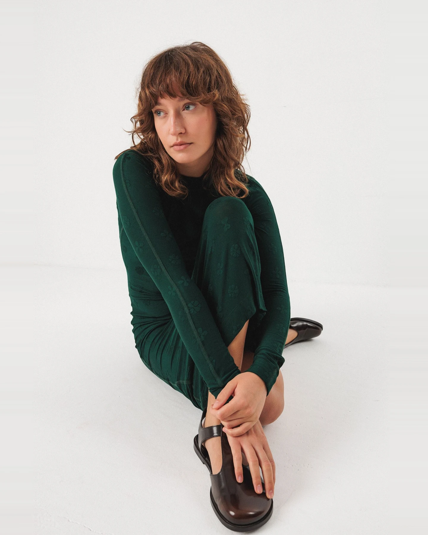 SKFK Damen vegan Kleid Gaua Grün – Ansicht 2