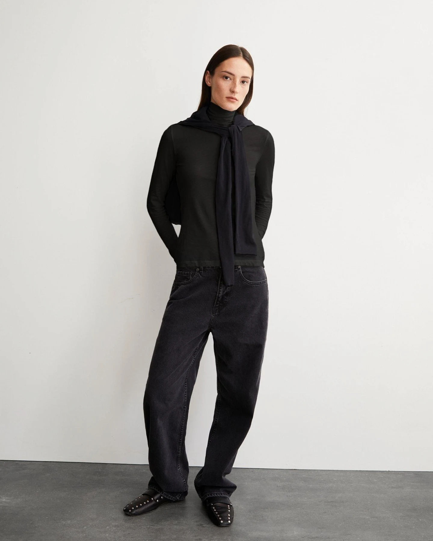 Longsleeve Grazilianaa Soft Schwarz – Ansicht 5