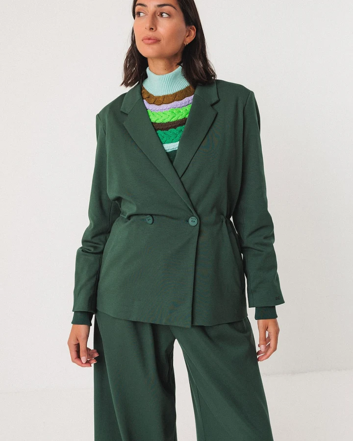 SKFK Damen vegan Blazer Iratz Grün