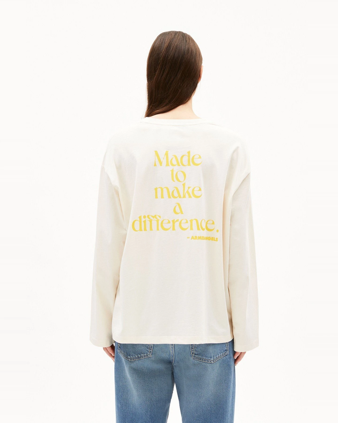 Longsleeve Fietaa Difference Off White – Ansicht 2