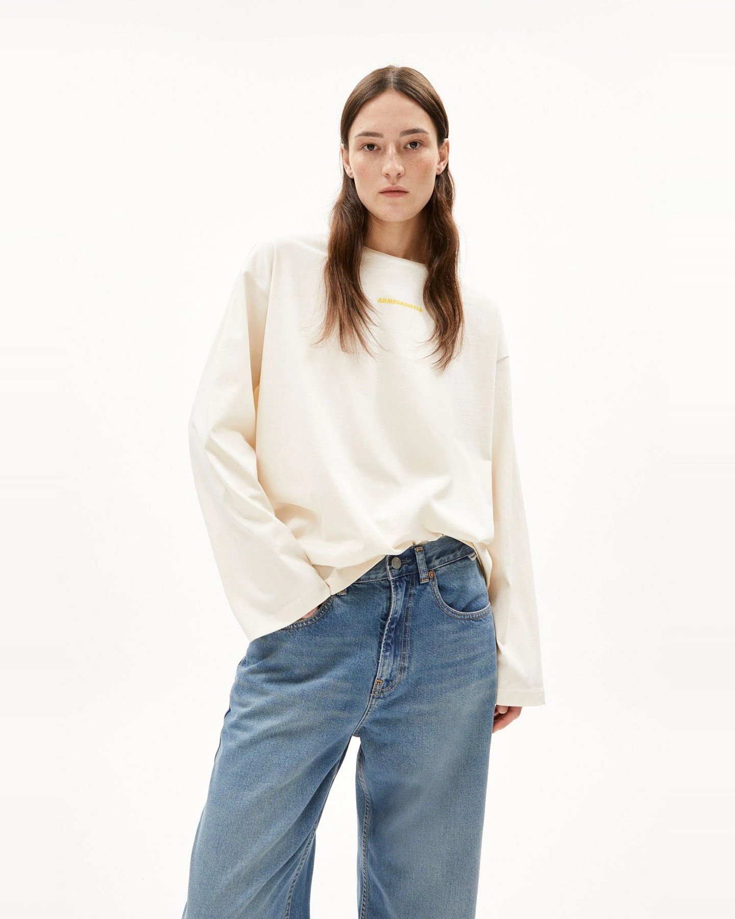 Longsleeve Fietaa Difference Off White – Ansicht 5