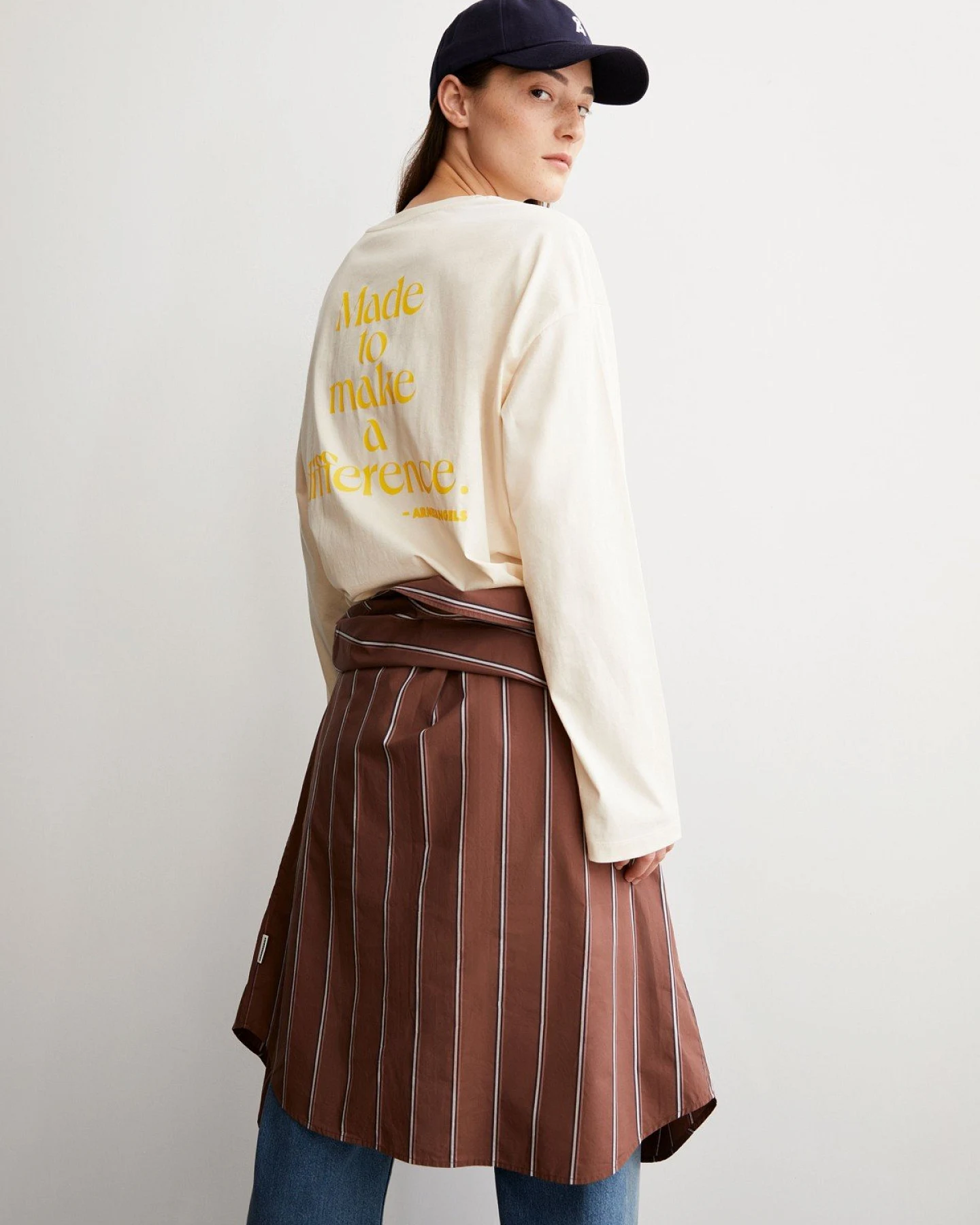 Longsleeve Fietaa Difference Off White – Ansicht 6