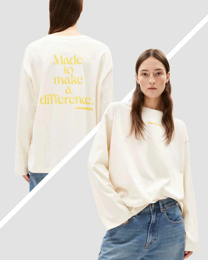 Longsleeve Fietaa Difference Off White