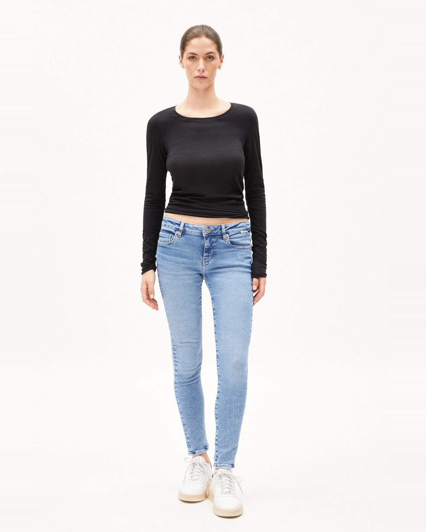 Longsleeve Einiaara Soft Schwarz – Ansicht 2