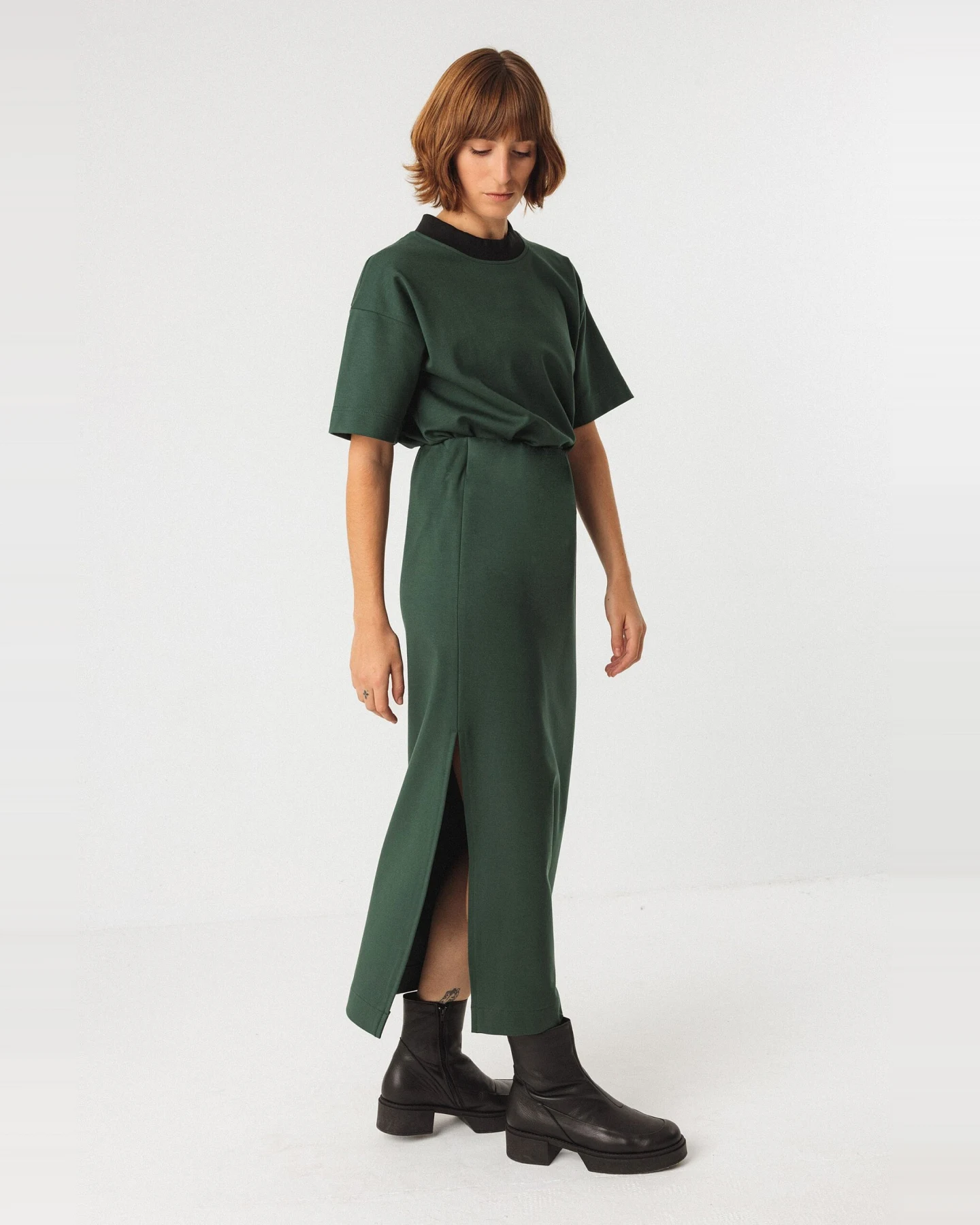 SKFK Damen vegan Rock Hozta Grün – Ansicht 2