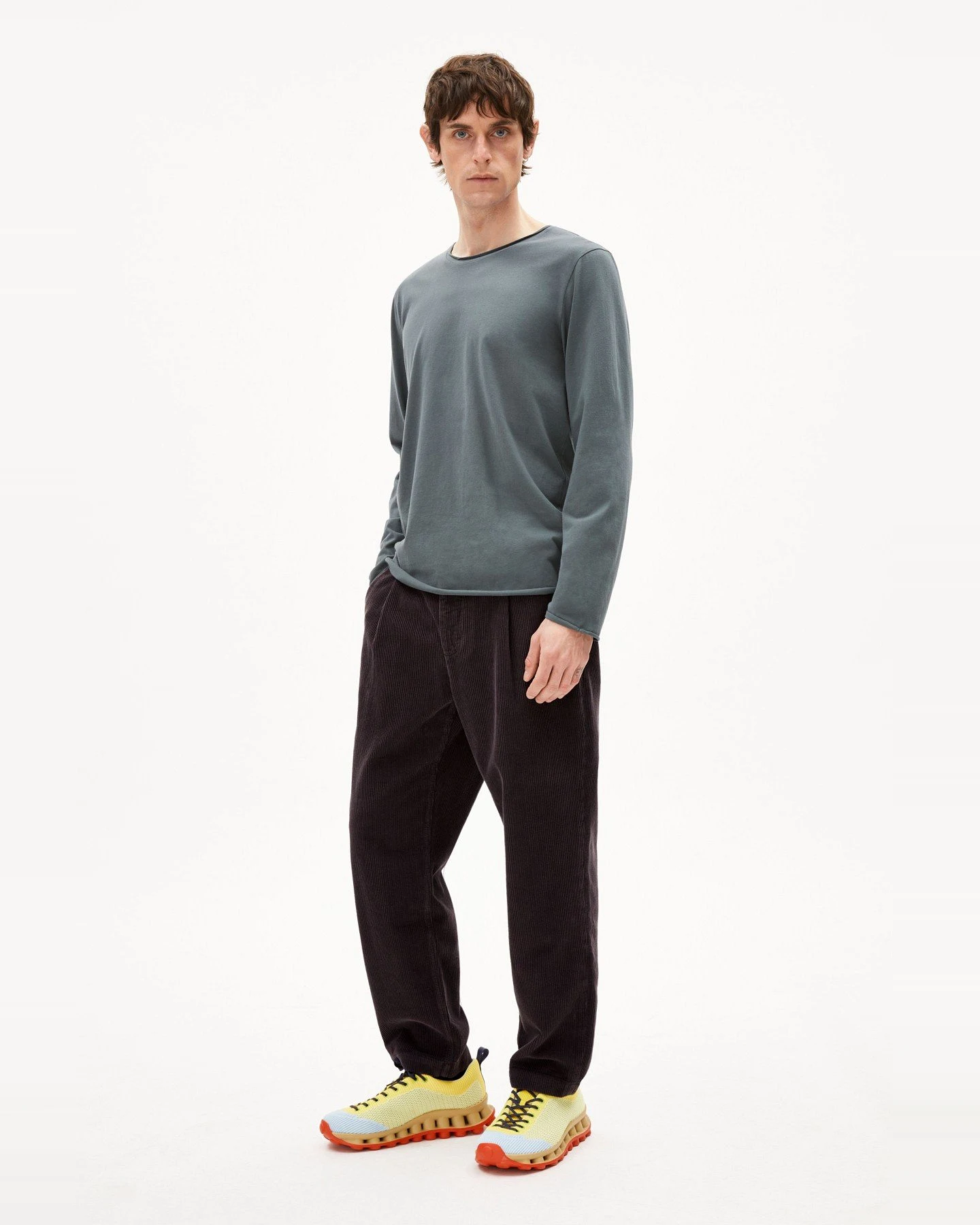 Longsleeve Maarkos Brushed Grün – Ansicht 2