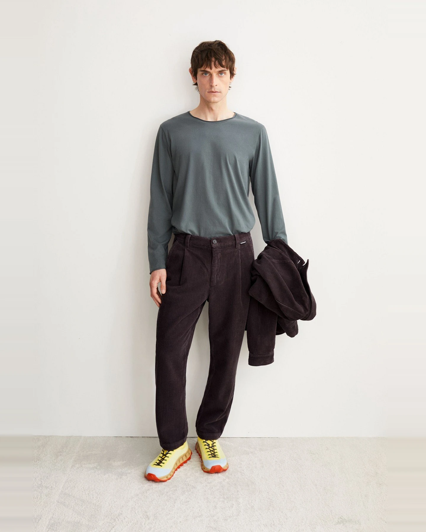 Longsleeve Maarkos Brushed Grün – Ansicht 3
