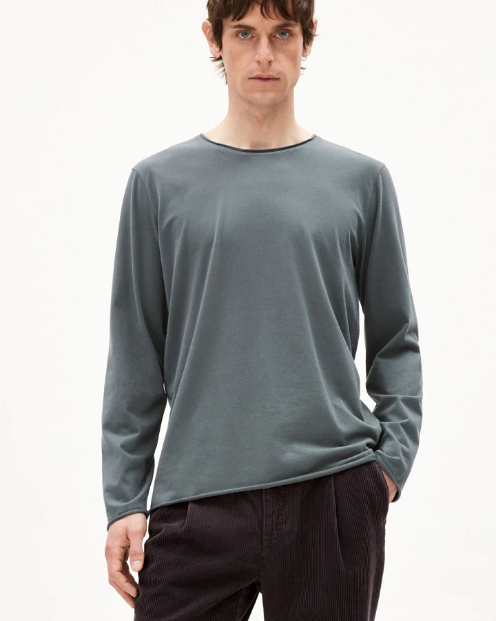 Longsleeve Maarkos Brushed Grün