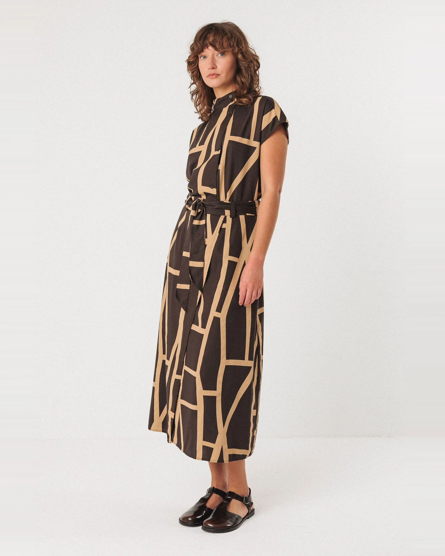 SKFK Damen vegan Rock Udane Braun – Ansicht 2