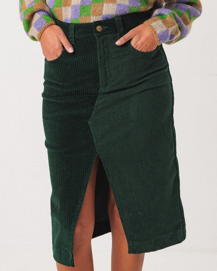 SKFK Damen vegan Rock Medea Grün