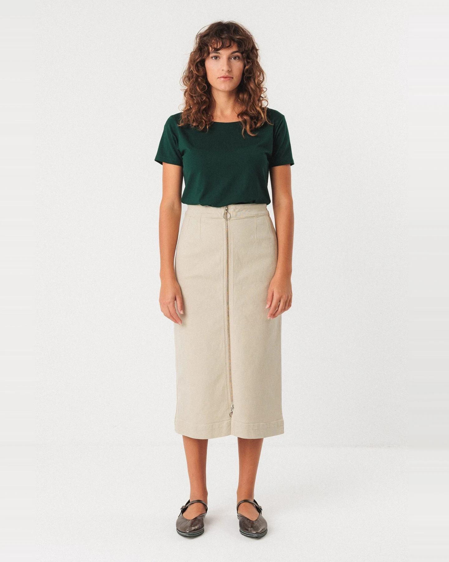 SKFK Damen vegan Rock Dota Beige – Ansicht 2