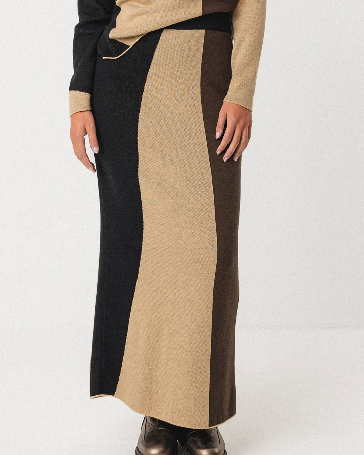 SKFK Damen vegan Rock Loiate Braun
