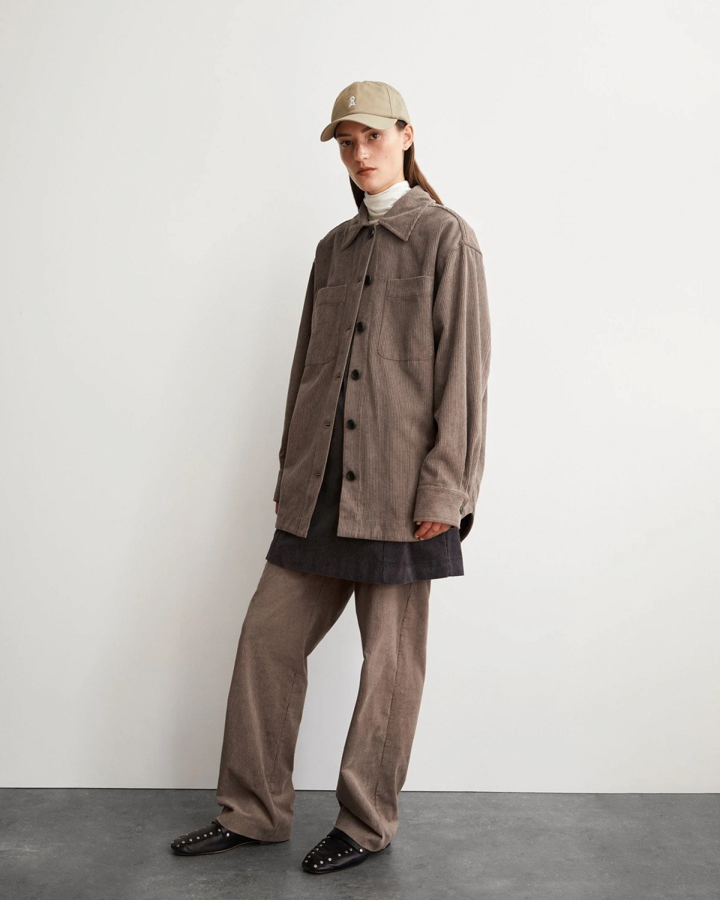 Overshirt Almaraali Cord Beige – Ansicht 5