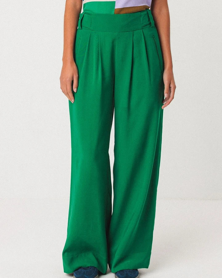 SKFK Damen vegan Hose Hestia Grün
