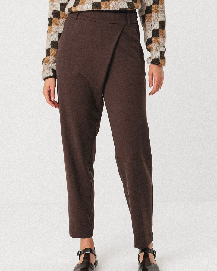 SKFK Damen vegan Hose Ezama Braun